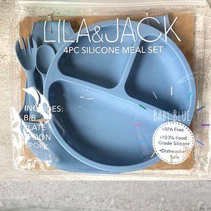 LILA & JACK silicone dinner set
